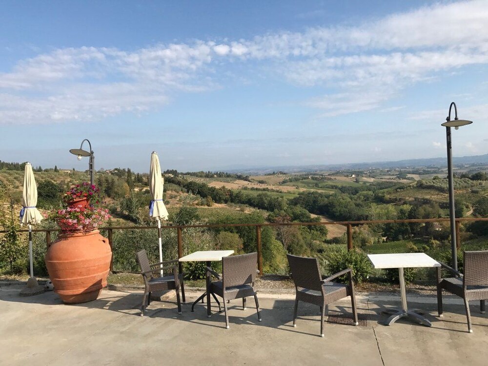 Vista dall'hotel