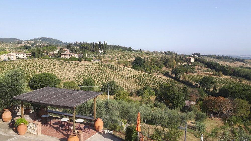 Vista dall'hotel