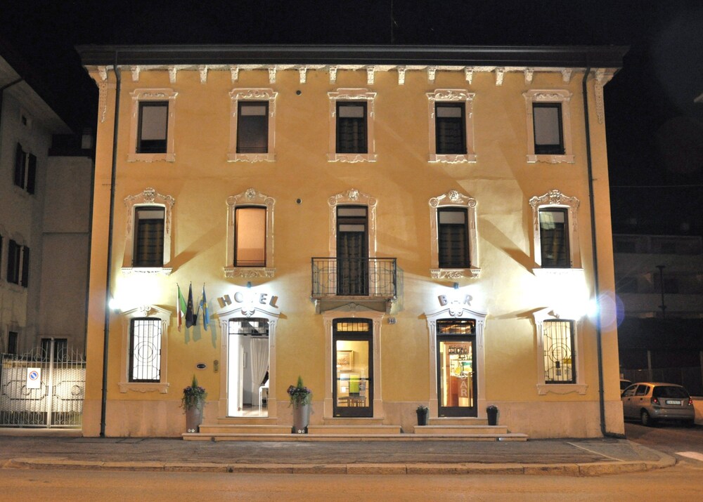 Hotel Front - Evening/Night