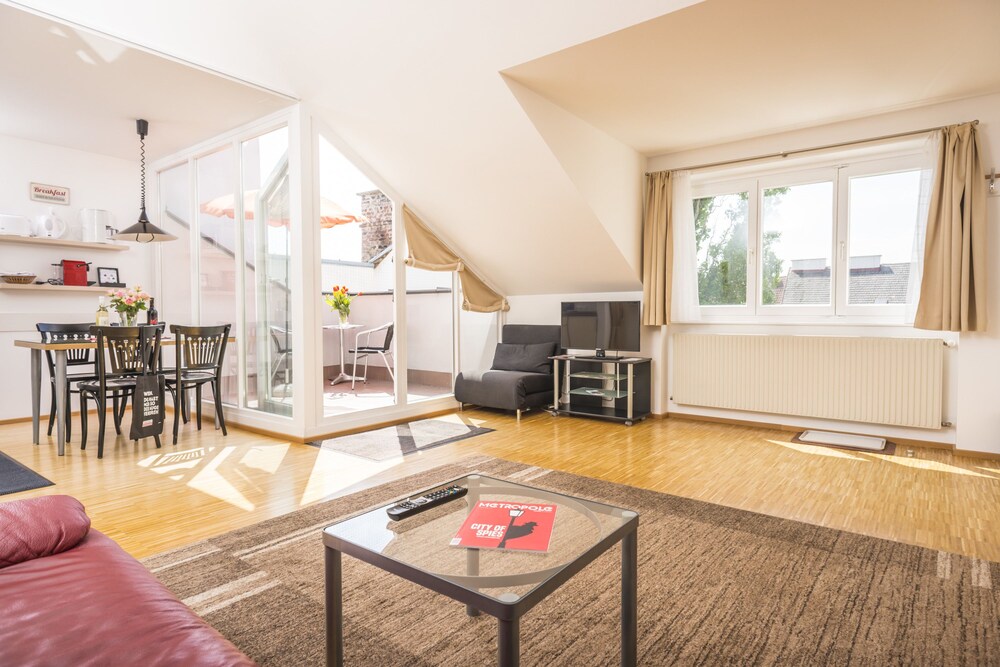 Apartment, 1 Bedroom, Terrace (4 people - under the roof) - Living Area