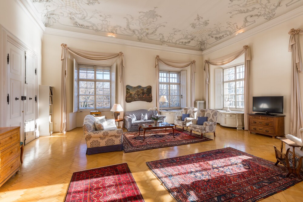 Living area, Hotel Schloss Leopoldskron