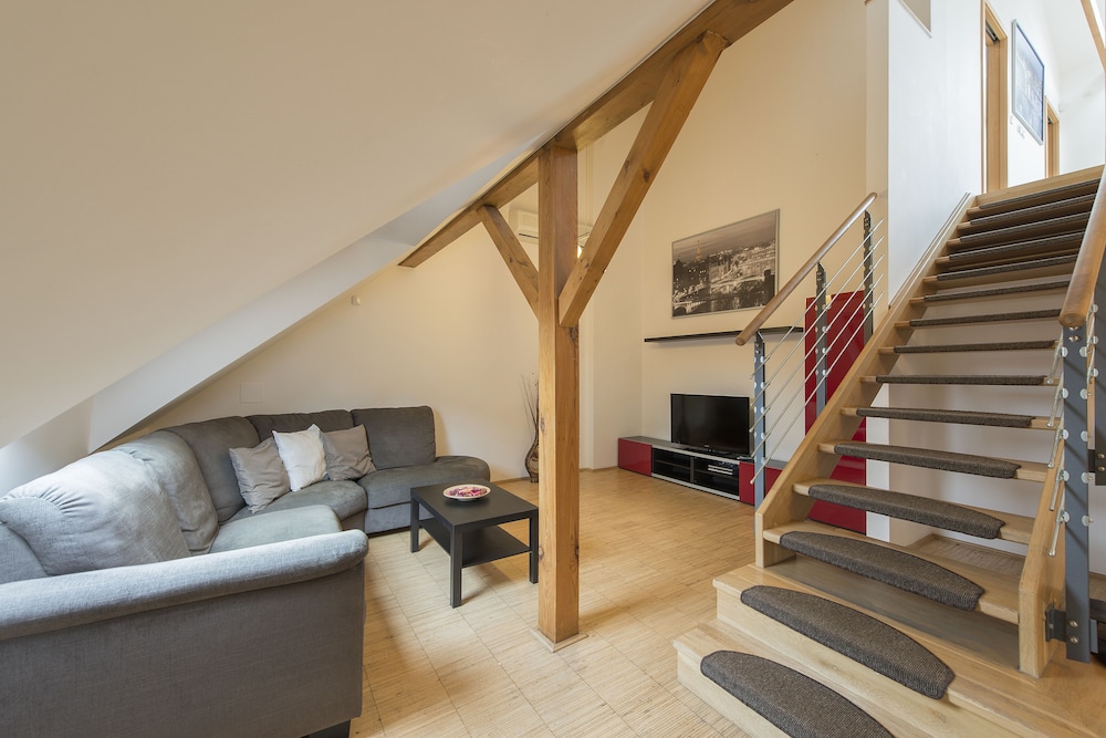 Huoneisto, 2 makuuhuonetta, Terassi (Penthouse) - oleskelualue