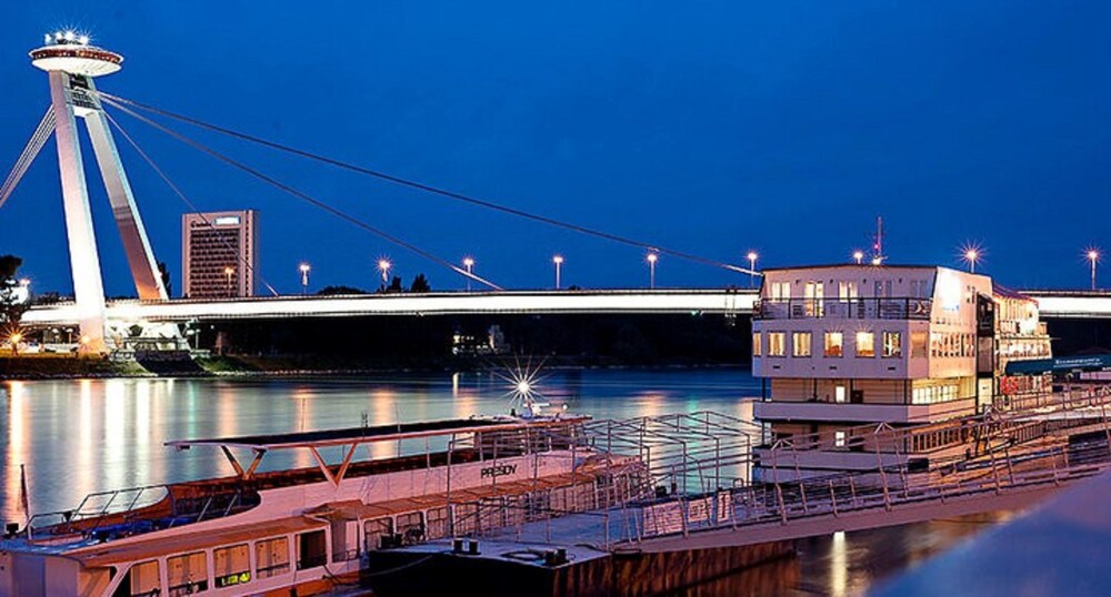 Hotel Front - Evening/Night