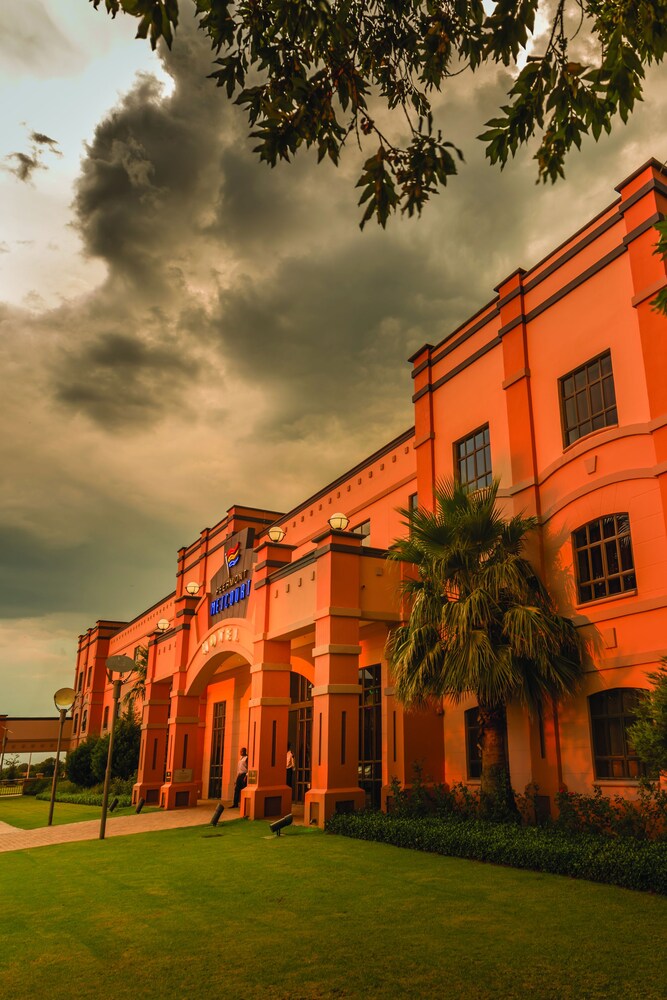 Hotel Front - Evening/Night