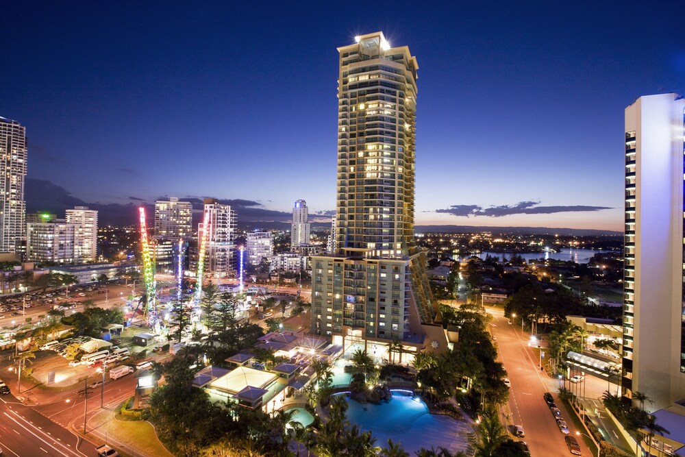 Hotel Front - Evening/Night