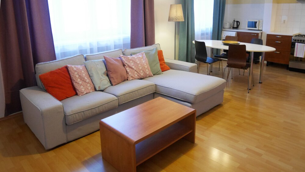 Apartment, 1 Bedroom - Living Room