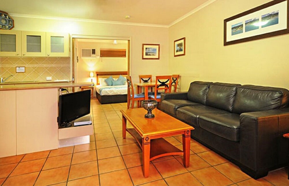 1 Bedroom Poolside Apartment - Living Area