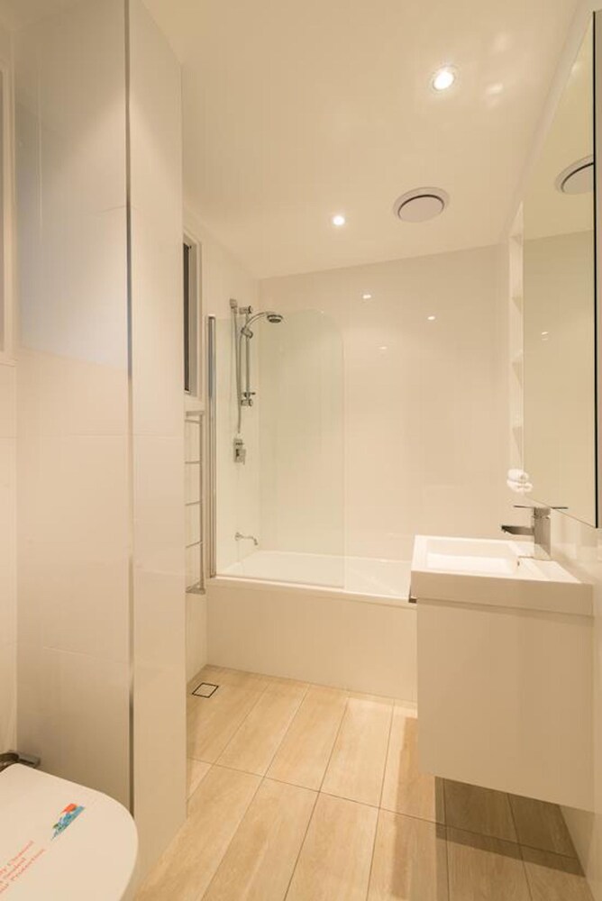 욕실 (슈피리어 아파트, 침실 2개, 금연 (Superior Two Bedroom Beach House 6 P))