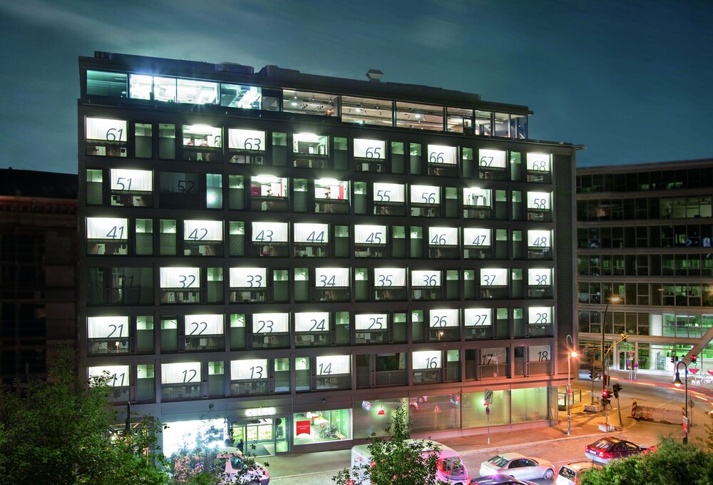 Hotel Front - Evening/Night