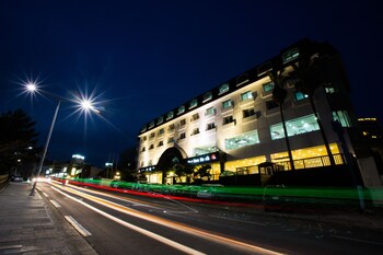 Hotel Front - Evening/Night