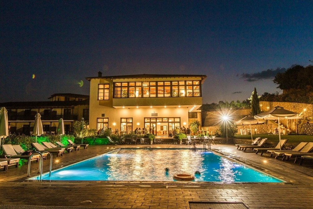 Hotel Front - Evening/Night