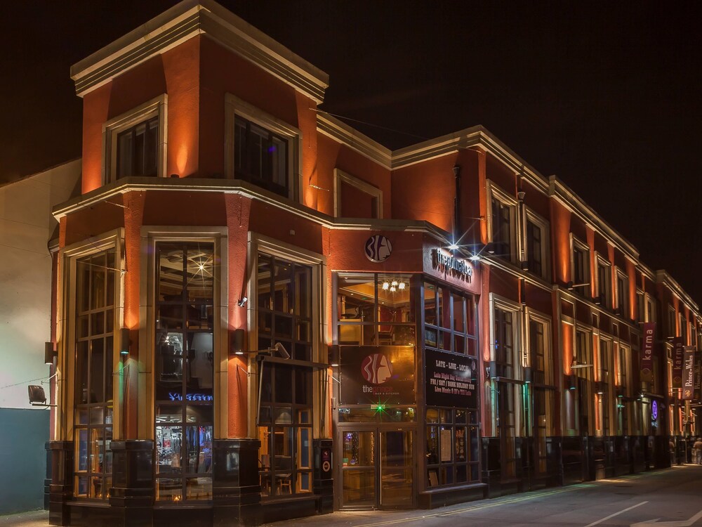 Hotel Front - Evening/Night