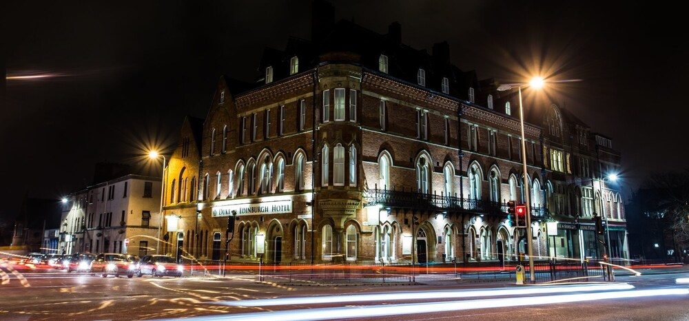 Hotel Front - Evening/Night