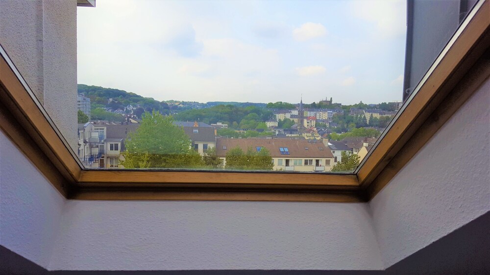 Ausblick vom Zimmer (City-Apartment)