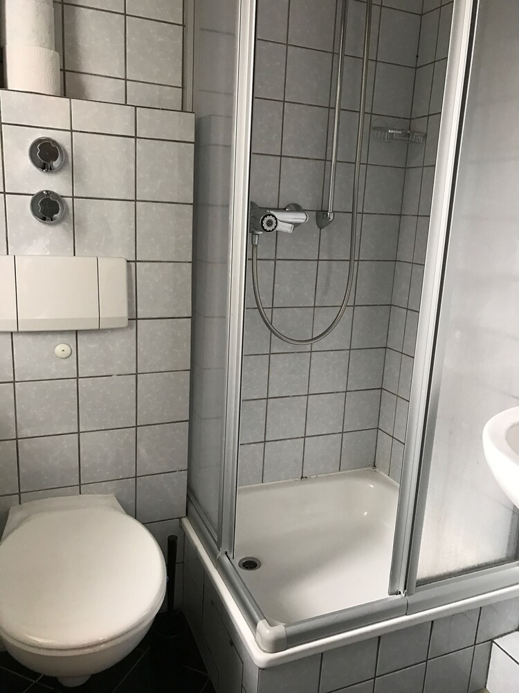 Badezimmer (Doppelzimmer, 1 Queen-Bett, Nichtraucher)