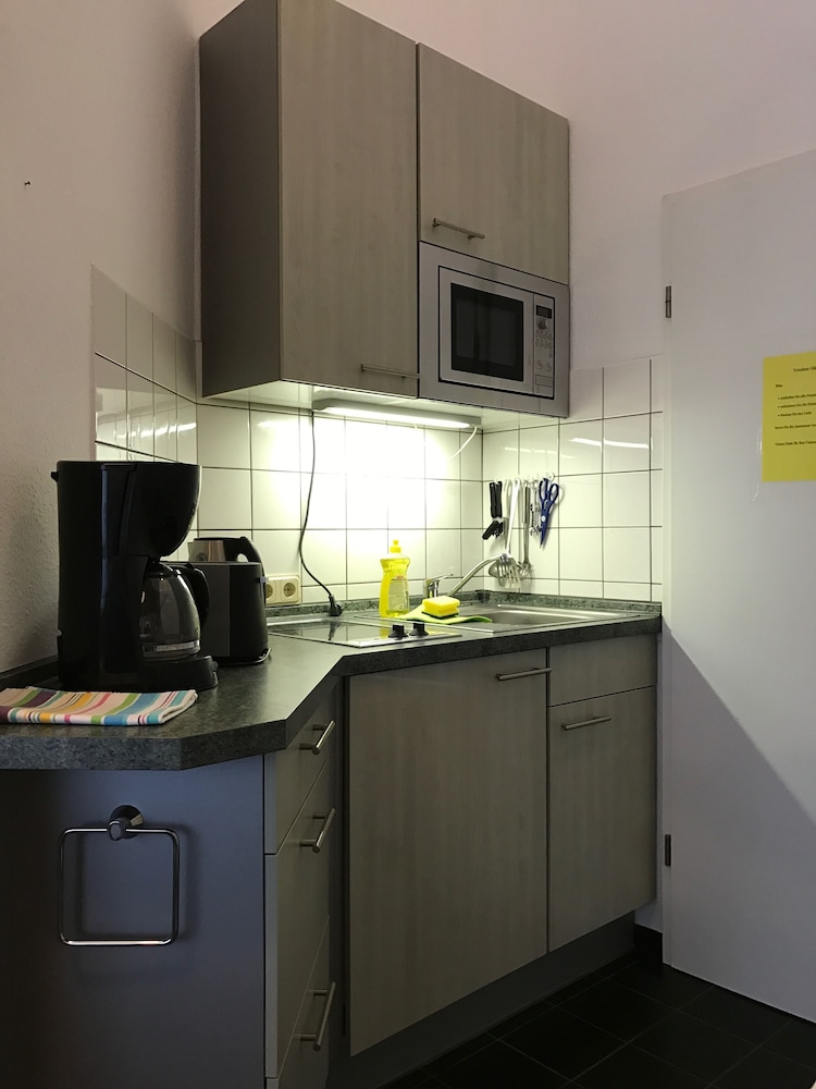 Kochnische im Zimmer (Doppelzimmer, 1 Queen-Bett, Nichtraucher)