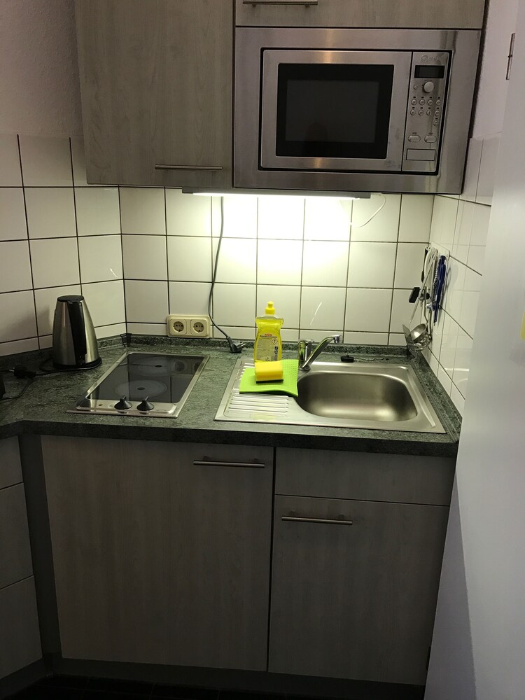 Kochnische im Zimmer (Doppelzimmer, 1 Queen-Bett, Nichtraucher)