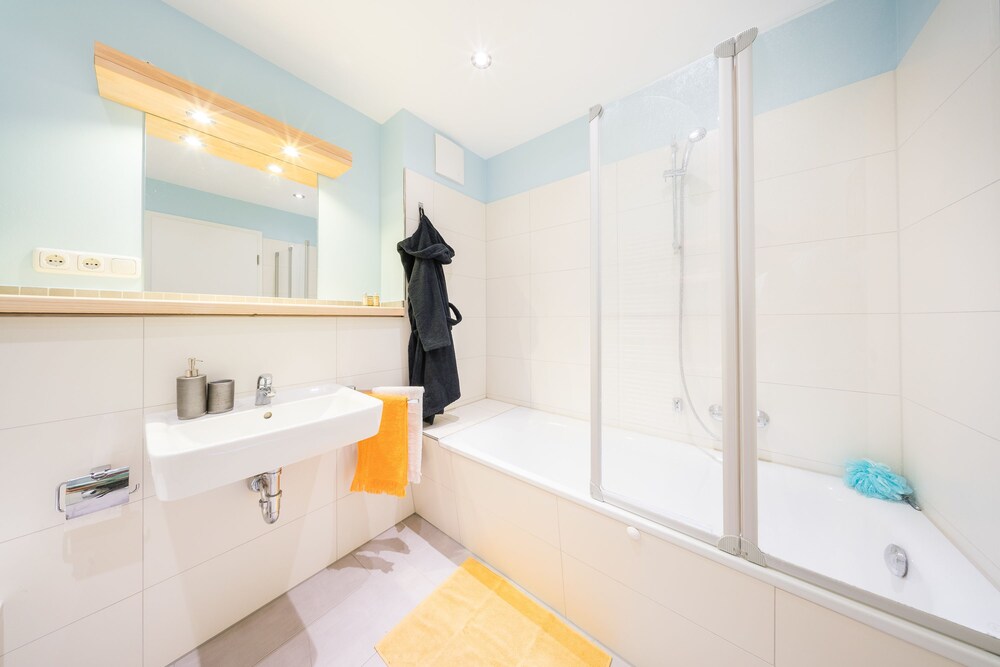 Badezimmer (Apartment, 1 Doppelbett)