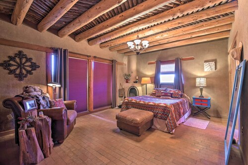 Adobe Home in Taos Area w/ Mtn View & Courtyard!