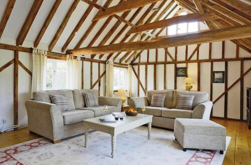 Hayloft, Boundary Farm, Framlingham. Vues magnifiques sur la campagne