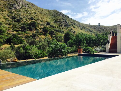 Modern Villa In Stunning Location With Sea Views, Infinity Pool and Air Con