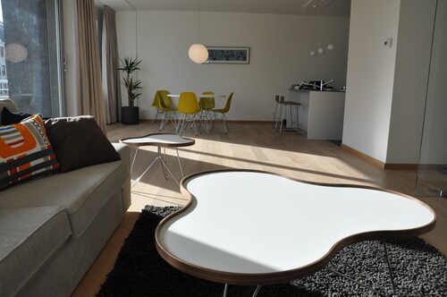 Modern new-build apartment in trendy Het Eilandje district in Antwerp