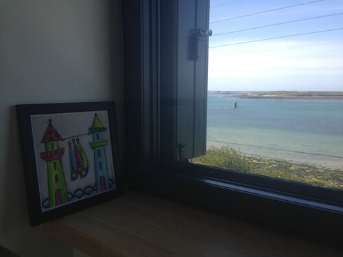 Maison et terrasses vue sur mer à l’Aber Wrac’h
