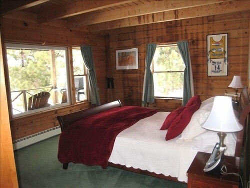 Private Country Log Home with Spectacular Views and Pond on 11 Acres