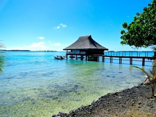 The Black Pearl! The most luxurious private Over Water Bungalow in Bora Bora!