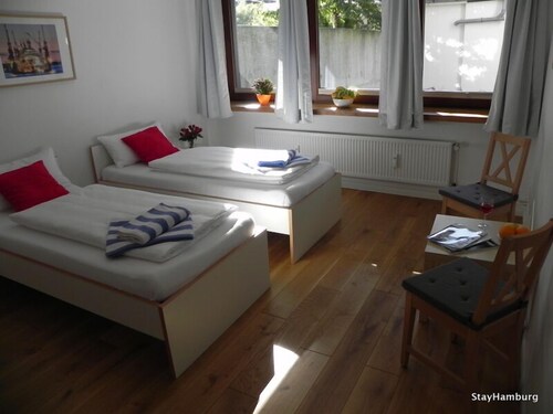 3-Zi.-Apartment "Kampnagel", modernes Apartment bis zu 8 Personen, inkl. WLAN