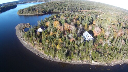 DIRECTLY BY THE SEA with fantastic panoramic views and private beach + jetty