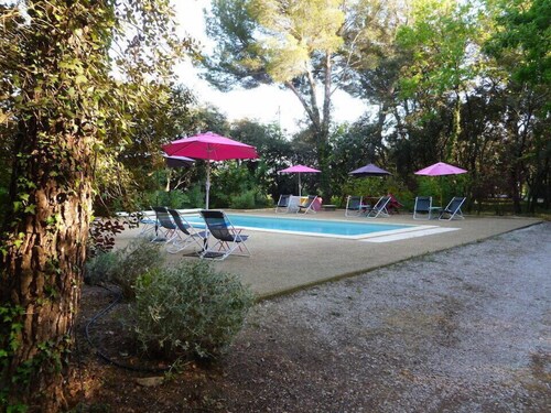La Pichoune - Avec piscine - Terrasse avec vue sur le Ventoux - Grand jardin