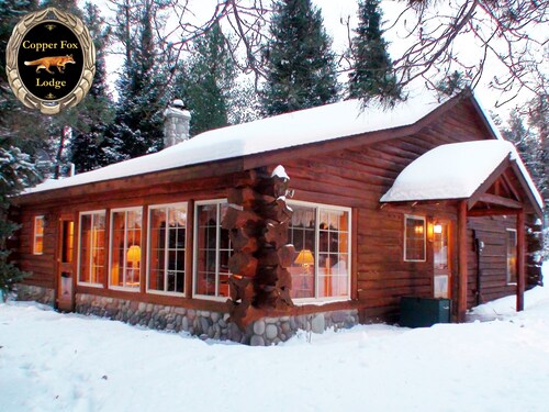 Log Cabin Luxury - Romantic Riverfront Setting on the famed AuSable River