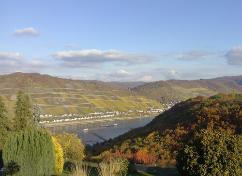 Traumhafter Rheinblick, Rheinhöhenlage hoch über Bacharach, bis zu 6 Personen
