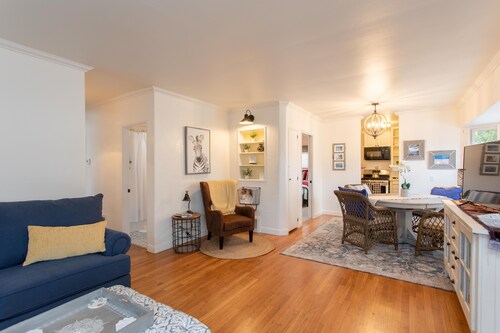 Just steps from the beach