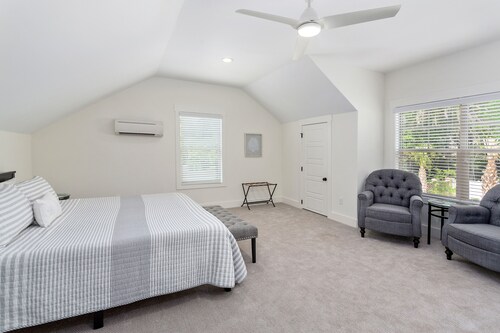 Steps to Village and Beaches! New Custom Home with Private Heated Pool