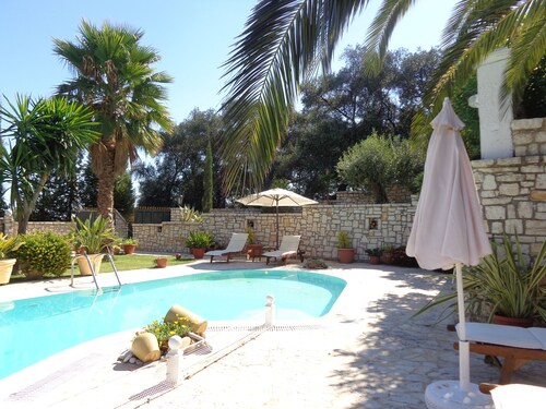 Private Villa With Swimming Pool, Terrace With Sea View And Remarkable Garden.