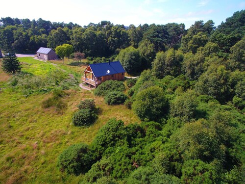 A luxurious unique and cosy off grid beach line fully kitted cabin