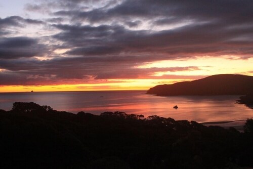 Stunning Tryphena Harbour and Hauraki Gulf views