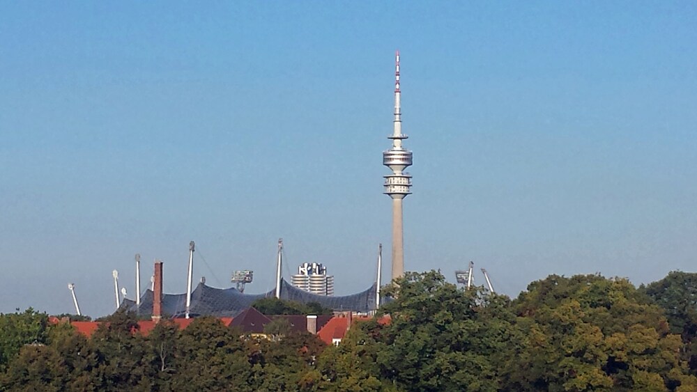 Blick vom Balkon