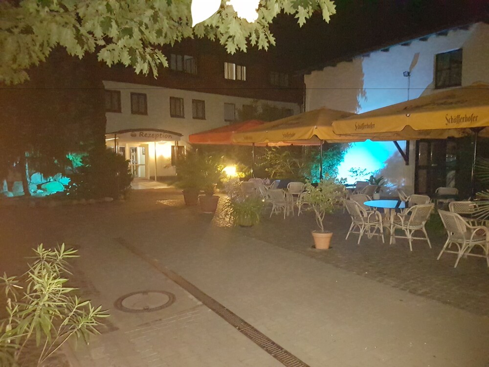 Hotel Front - Evening/Night