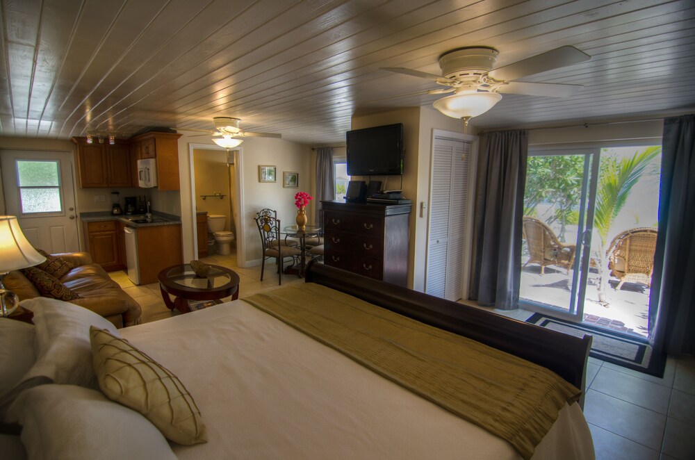 Panoramic Studio Suite, 1 King Bed with Sofa bed, Kitchenette, Beachfront - Guestroom