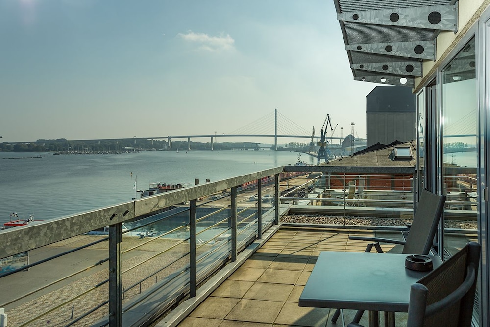 Blick vom Balkon