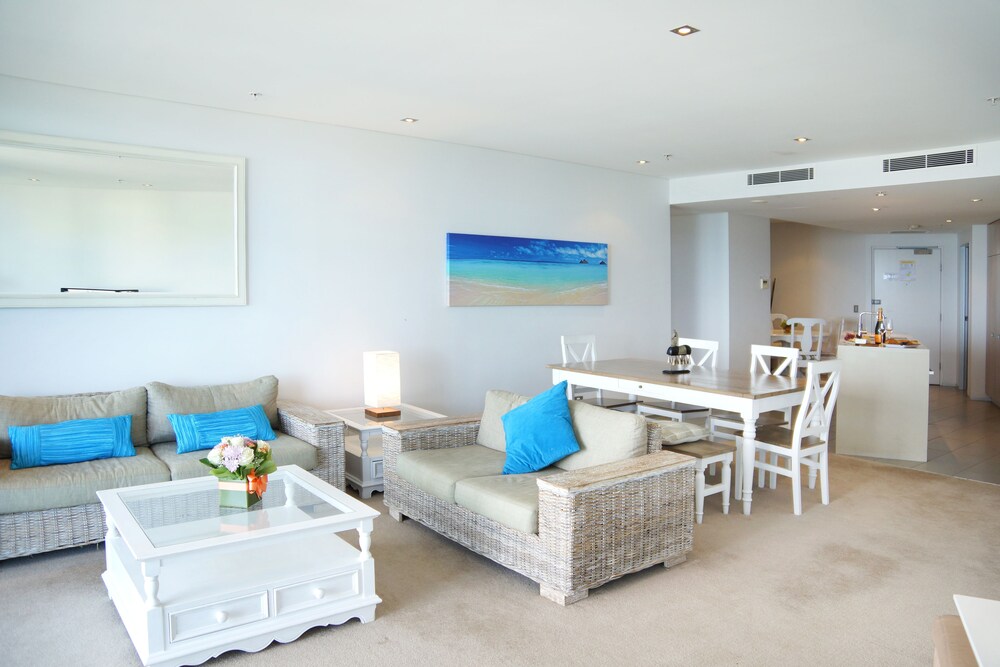 거실 (럭셔리 아파트, 침실 1개 (1 Bed Luxury))