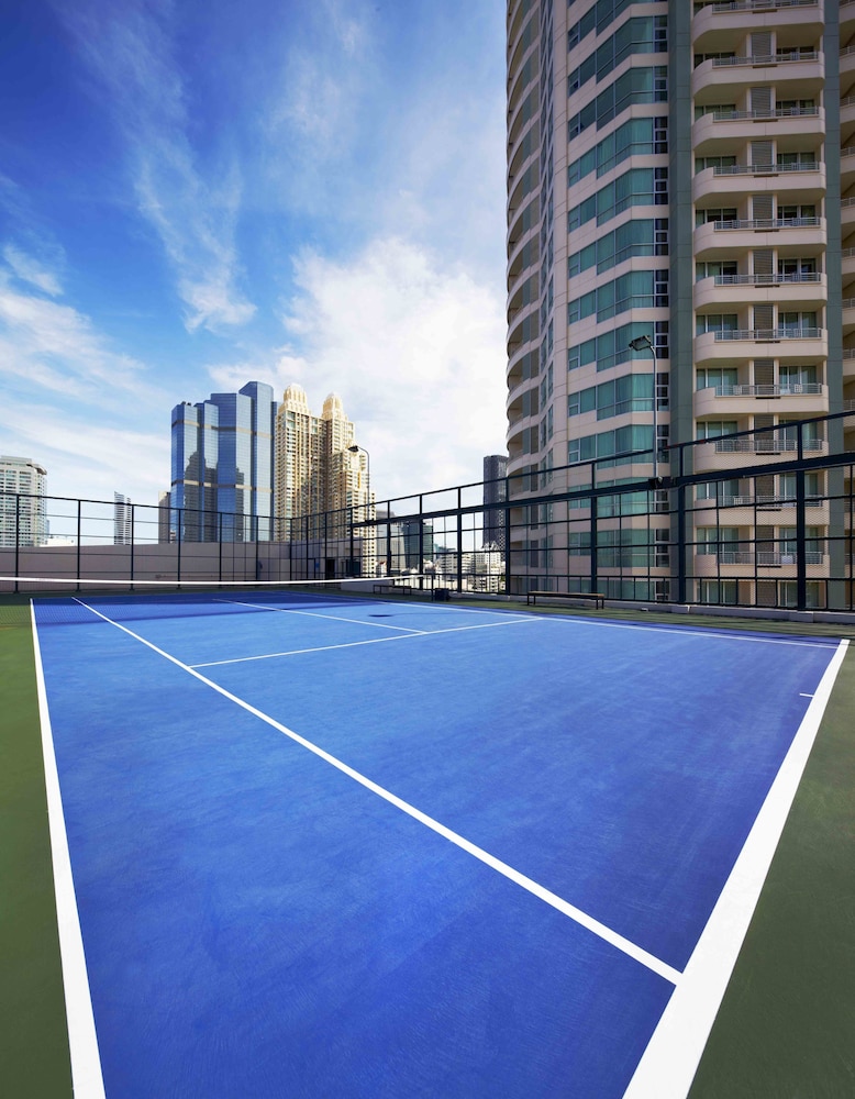 Tennis court, JC Kevin Sathorn Bangkok Hotel