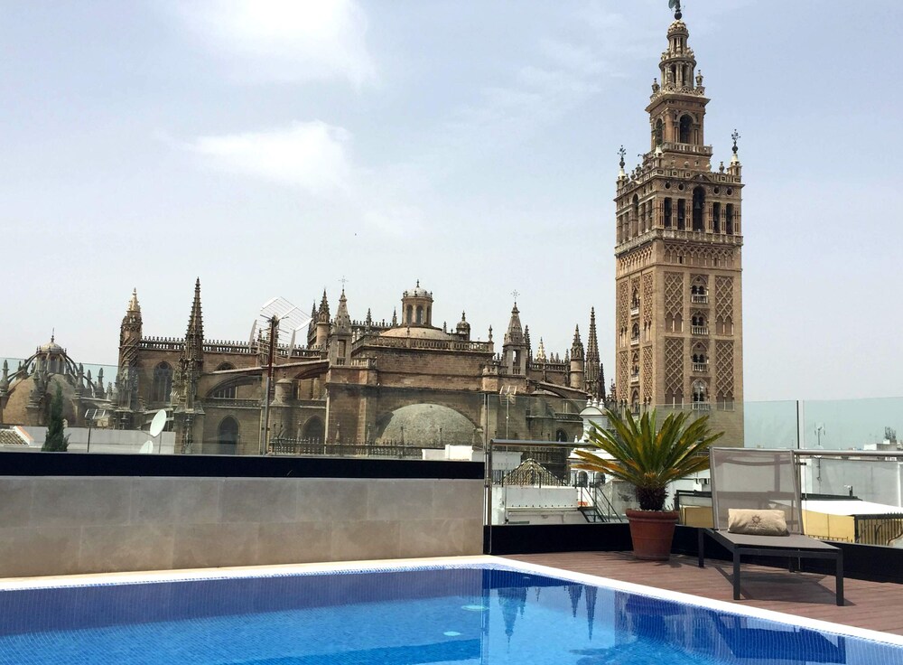 Piscina en la terraza