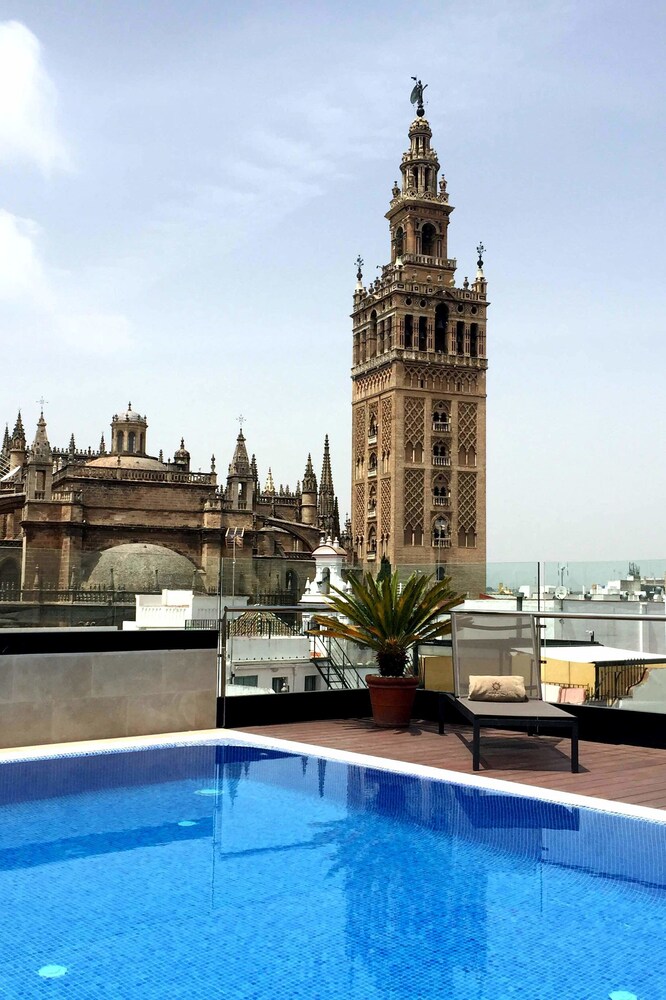 Piscina en la terraza