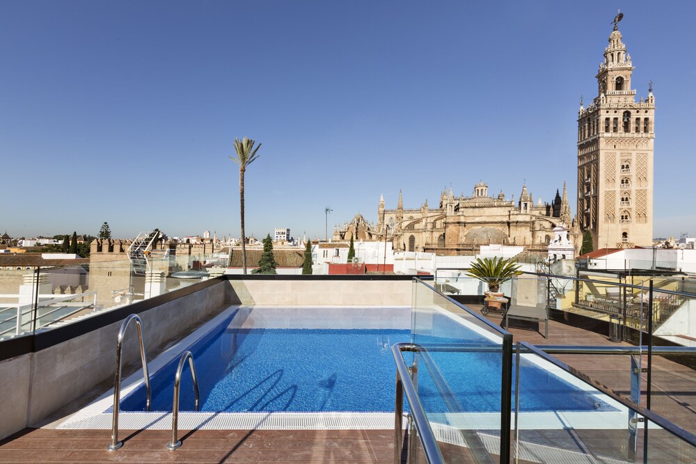 Piscina en la terraza