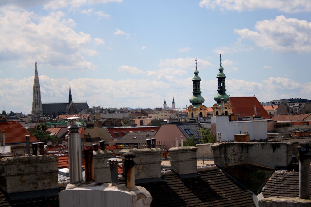 Blick vom Hotel