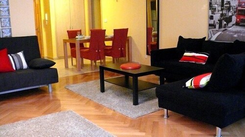 Family Apartment, 1 Bedroom - Living Area